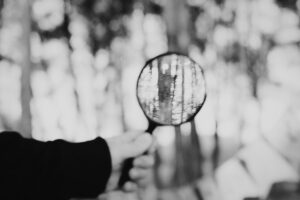 Looking through a lens to find clarity and direction